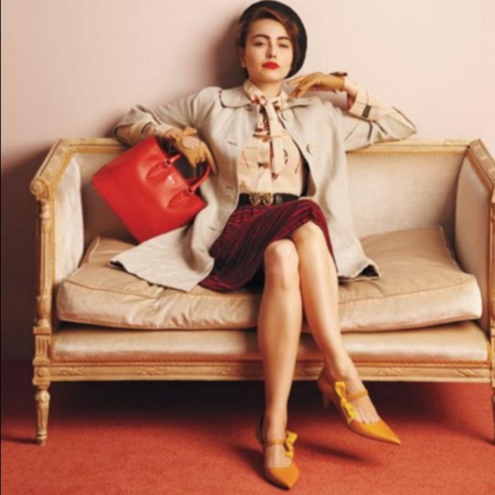 SOLD Anthropologie Elevenses Diagonals Linen Coat - Picture 2 of 8